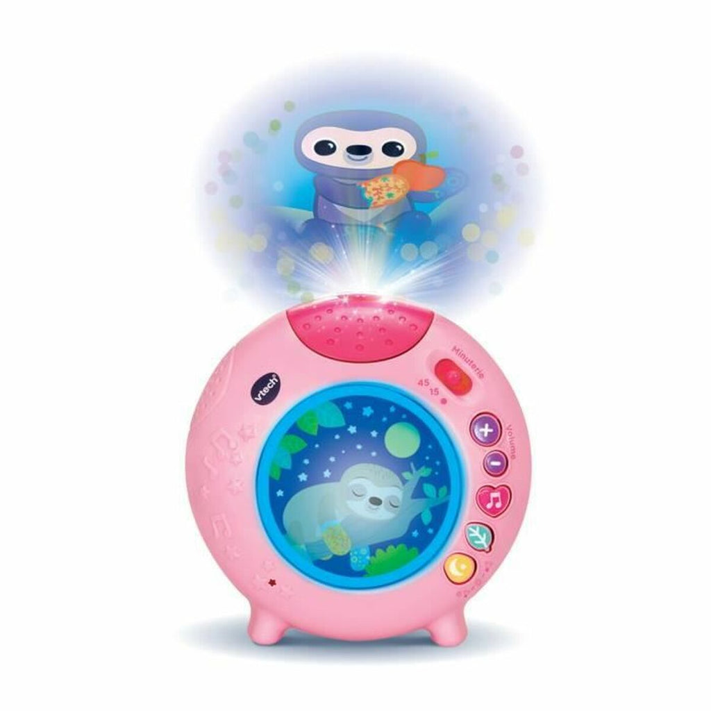 VTech Veilleuse Nuit Enchantée – Projecteur Bébé Lumineux et Musical rose-2