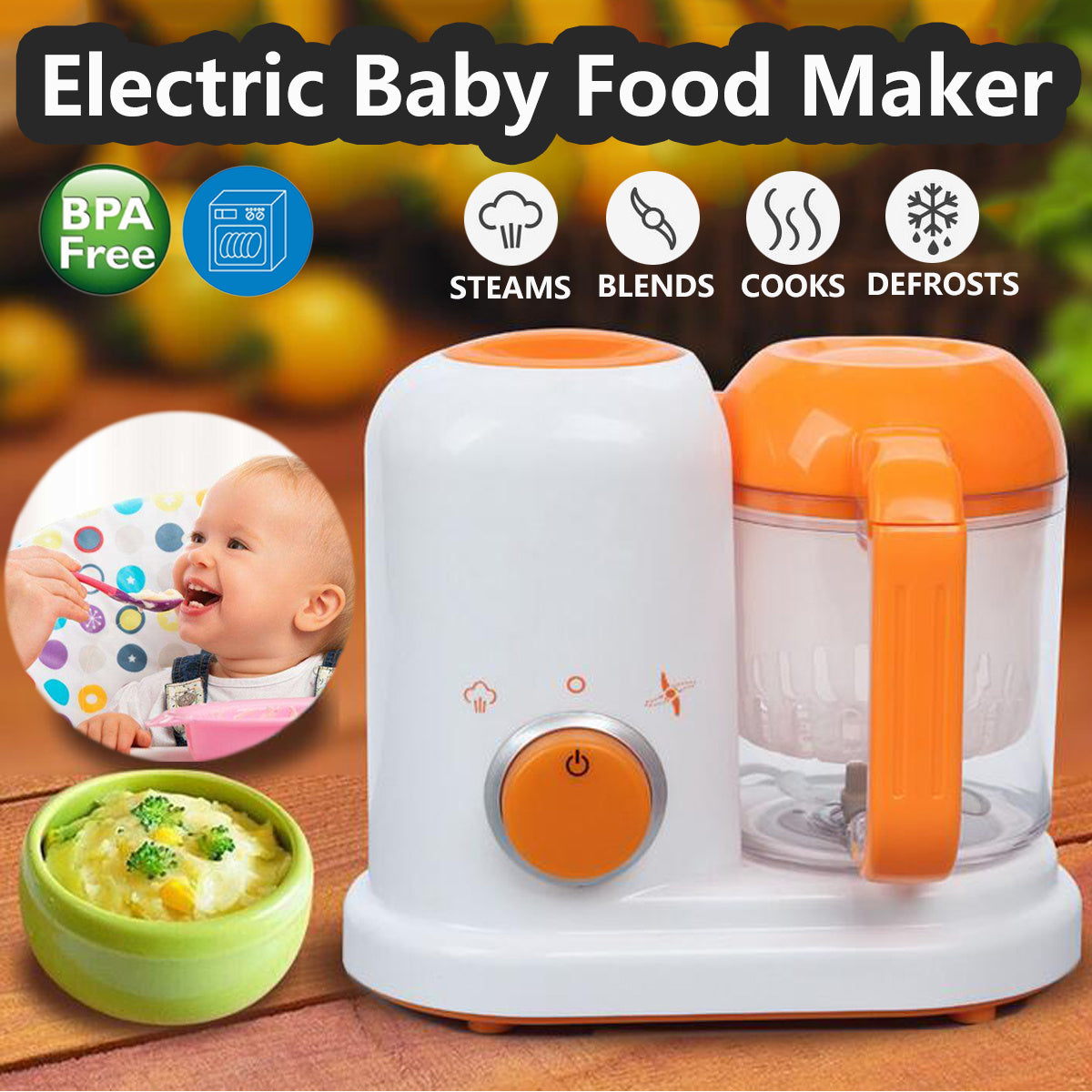 Smart Multi-Function Baby Food Maker
