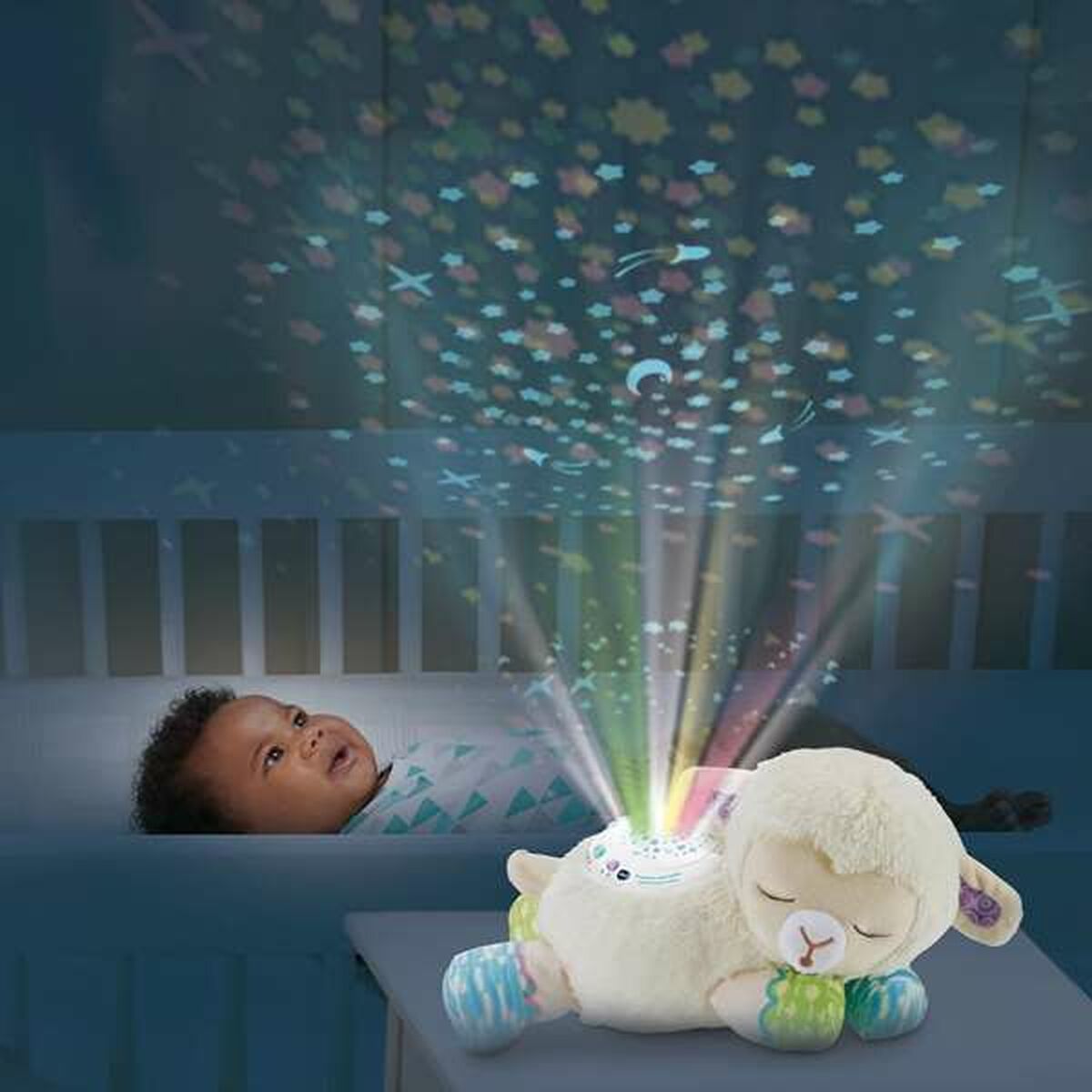 Plush Toy Projector Sheep Vtech Sweet Dreams 15 x 32 x 12 cm-5