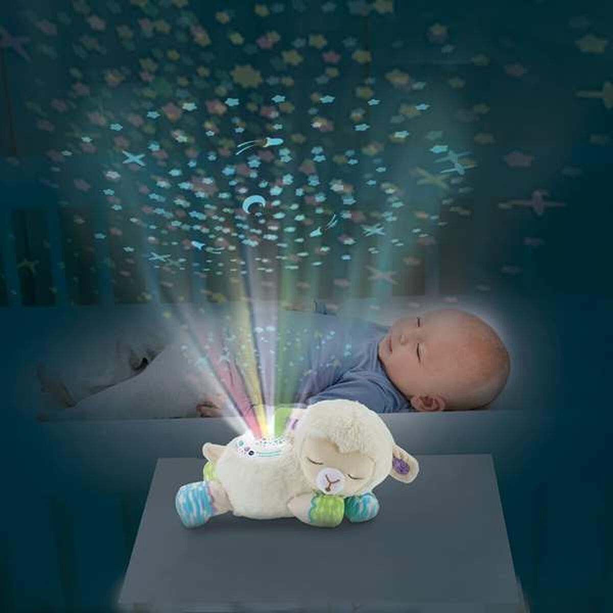 Plush Toy Projector Sheep Vtech Sweet Dreams 15 x 32 x 12 cm-1
