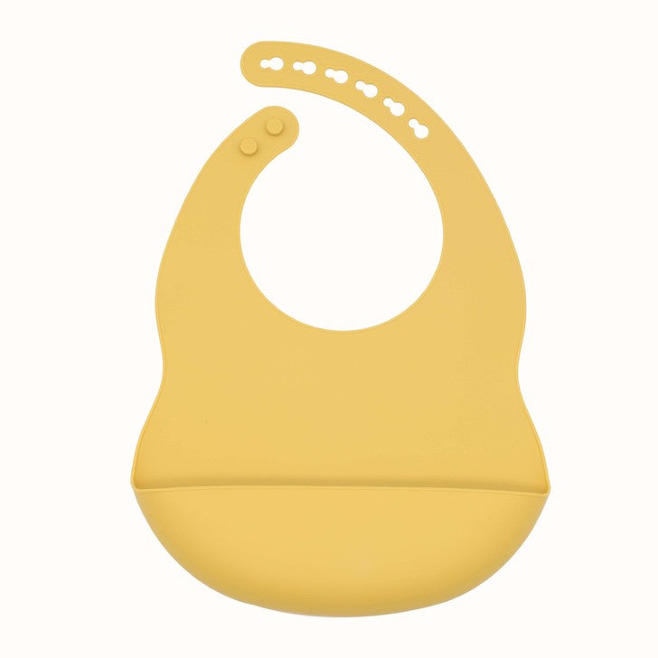 Bavoir en Silicone Imperméable – Couleurs Pastel