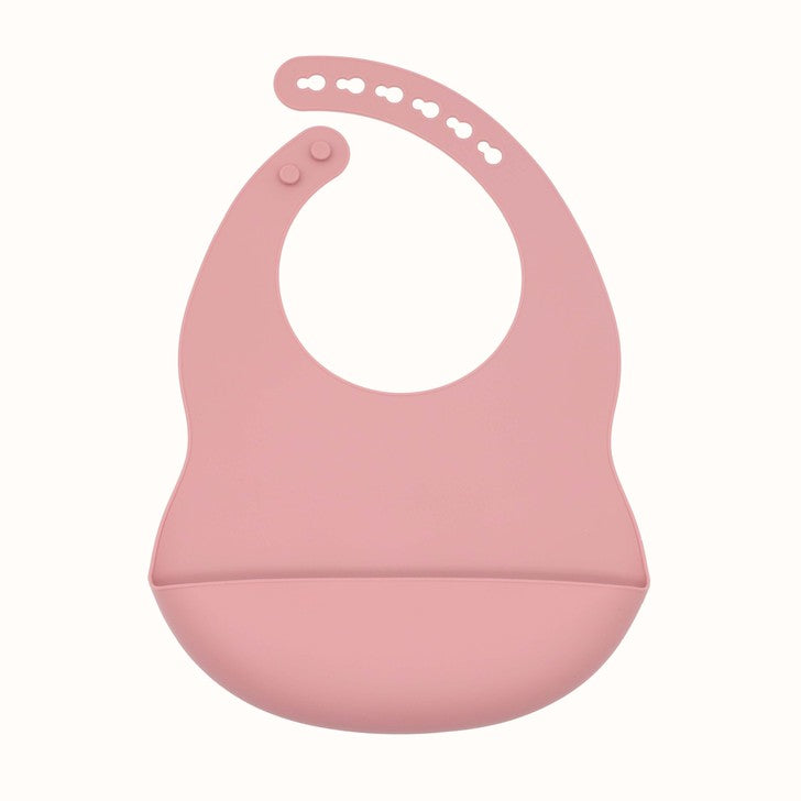 Bavoir en Silicone Imperméable – Couleurs Pastel