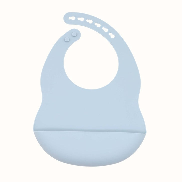 Bavoir en Silicone Imperméable – Couleurs Pastel