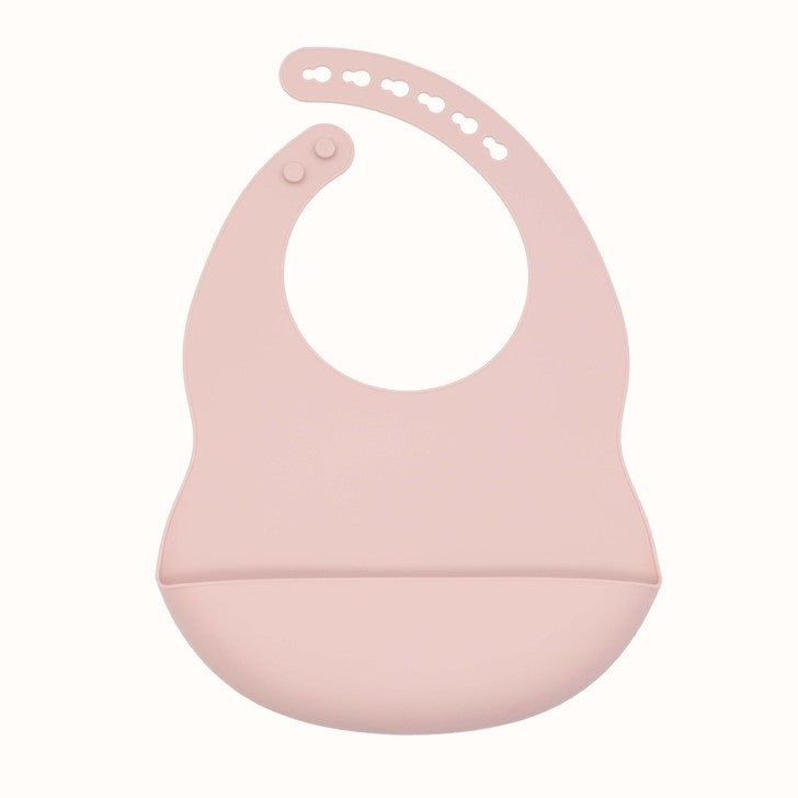 Bavoir en Silicone Imperméable – Couleurs Pastel